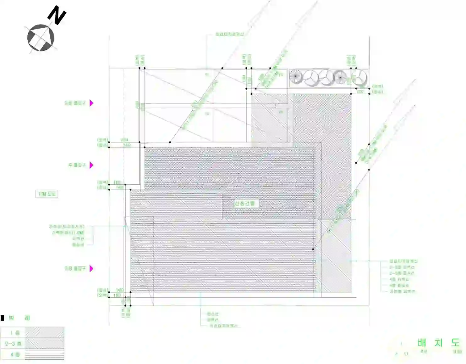 사천동 719 배치도 이미지